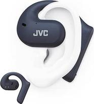 JVC Nearphones HA-NP35T-A, tikros belaidės ausinės, atviros ausies dizainas, IPX4, mikrofono išjungimas, 17 valandų veikimo laikas, BT 5.1, (mėlynos)
