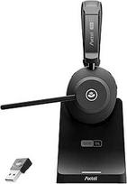 ONE "Bluetooth" stereofoninės ausinės su USB-A, įkrovimo stotelė, triukšmo slopinimas, 40 mm garsiakalbis, juodos spalvos