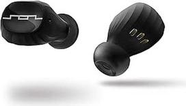 SOL REPUBLIC Amps Air 2.0 Bluetooth ausinės, juodos | 3 valandų grojimo trukmė / įkrovimo dėklas įkrauna iki 15 kartų | aukščiausios kokybės garso ausinės | atsparios lietui ir prakaitui | kompaktiškos ir nešiojamos