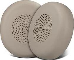 SOULWIT baltyminės odinės pakaitinės ausinių pagalvėlės "Jabra Evolve2 75" belaidėms ausinėms (netinka "Evolve 75"), pagalvėlės su triukšmo izoliacijos putomis