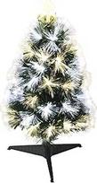 Well Home Weihnachtsbaum aus Glasfaser mit 60 weißen und warmweißen LED-Lichtern und 8 Farbfunktionen, H.60 cm