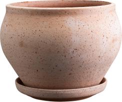 Bergs Potter Vazonas su lėkštele Delphi, 24 cm, rožinis