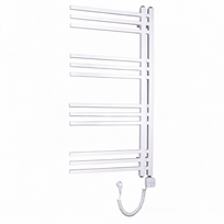 Elektrinis rankšluosčių džiovintuvas WOBBEE FLINT WHITE 50x100cm baltas dešininis su tenu su laidu W-FLIN-50100WM+NEX300SCWH-R