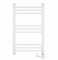 Elektrinis rankšluosčių džiovintuvas Wobbee Basic Marlow 50x80cm, dešininis su laidu baltos spalvos W-MARL-5080WM+MOD200SCWH-R