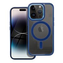 COLOR EDGE MAG COVER case compatible with MagSafe for IPHONE 14 Pro in navy blue