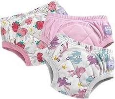 BAMBINO MIO mokomosios kelnaitės-atprastukės, 2-3 metai, 3 vnt., Girls combo pink, TP2-3.03GCPX