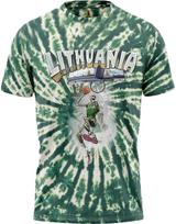 Green Tie-Dye marškinėliai (L – dydis)