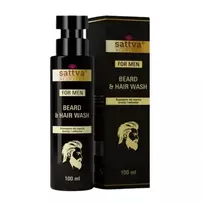 SATTVA_Vyrams Skruostų ir plaukų šampūnas 100 ml