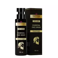 SATTVA_For Men Charcoal Face Wash veido prausiklis su aktyviąja anglimi 100 ml