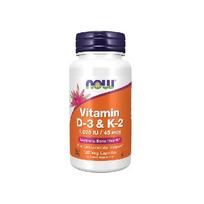 NOW Vitamin D-3 & K-2 - 120 kaps.