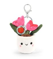KEEL TOYS KEELECO pliušinis pakabukas Tulpė, 12cm, BC4304