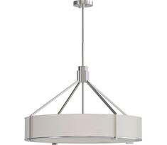 Open Design OR85655 - liustra ant strypo DORETTO 6xE27/15W/230V skersmuo 70 cm m. chromas/balta