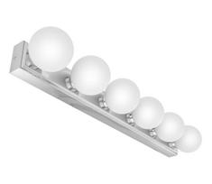 Open Design OR85693 - Sieninis šviestuvas MERINO 6xG9/8W/230V 61 cm IP44 blizgus chromas