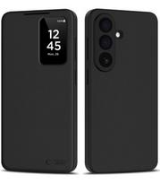 Matinis juodas atverčiamas dėklas Samsung Galaxy A37 5G telefonui "Tech-Protect Smart Wallet"