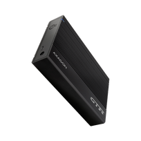 AXAGON EE35-GTR USB-C 3.2 Gen 1 - SATA 6G, 3.5" External RIBBED box BLACK