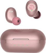 "Raycon The Everyday" belaidės "Bluetooth" ausinės su mikrofonu - stereofoninio garso "Bluetooth" ausinės "In-Ear" tikros belaidės ausinės (matinis rožinis auksas)