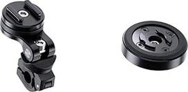 "SP CONNECT Mirror Mount Pro" ir antivibracinis modulis SPC+ juodas: Išmaniųjų telefonų laikiklis mopedams arba motociklams, tvirtinimas prie veidrodėlio, aliuminis, juodas
