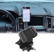Automobilinis telefono laikiklis, suderinamas su "Ford Ranger 2015-2021", centrinės konsolės oro ventiliacijos laikiklis, ABS, pasukamas 360° kampu (A stilius)