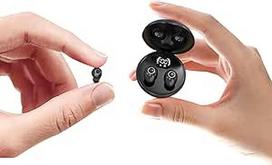 Belaidės "Bluetooth" ausinės Nematomos mažos minkštos ausinės ENC triukšmo slopinimas paslėptos ausinės Mažos ausinės mažesnėms ausims TWS mini miego ausinės "iPhone