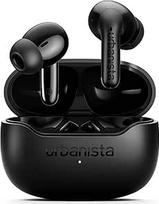Belaidės "Urbanista" ausinės į ausis su aktyviu triukšmo slopinimu - ANC iki -30 dB, "Palermo True Wireless", 32 val. veikimo trukmė, "Bluetooth 6.0", IPX4, jutiklinis valdymas, juodos spalvos