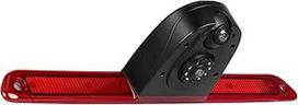 Galinio vaizdo kamera "Mercedes-Benz Sprinter W906 2007-2019", trečiojo stabdžių žibinto kamera su naktinio matymo funkcija, atspari vandeniui P67, 140° matymo kampas, stabili kabelio jungtis 720P 1,0 megapikselio dviguba kamera