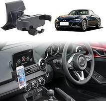 METYOUCAR Automobilinis telefono laikiklis, skirtas "Mazda MX-5 ND 2016-2024", centrinei oro angai kairėje pusėje, pasukamas fiksuotas mobiliojo telefono laikiklis, skirtas "iPhone Android" išmaniesiems telefonams, tinkantis važiuoti dešine ranka (B stili