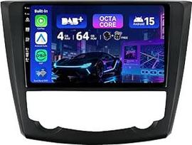 MSD [Eingebaut DAB+ ] - Android 15 Autoradio für Renault Kadjar (2015-2019) GPS Navi Radio | CarPlay Android Auto Lenkradsteuerung Dual-Band WiFi DSP | 4G+64G Octa-Core 2 Din 9 Zoll | Kamera MIC