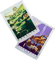 Weta Workshop - The Lord of the Rings - Rivendell & Hobbiton Tea Towel Set of 2