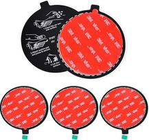 UAYESOK Lipnus radijo imtuvo pakeitimas automobilyje, 78 mm (3,1 colio) lipnus lipnus prietaisų skydelio siurbimo taurės pagrindas 3M lipnios pagalvėlės radijo imtuvui, radijo imtuvui, radijo stotelei, GPS ir telefonui (5 vnt.)
