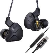 Yinyoo CCZ Sonata DC03 USB-C IEM ausinės, 10 mm magnetinis dinaminis vairuotojas, didelio tikslumo žaidimų sporto ausinės, laidinės C tipo ausinės, skirtos dovanoms, skirtos kompiuteriui, audiofilui, dainininkui