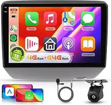 【4+64G】 Hodozzy Carplay Android für Toyota Yaris 1999-2005 Autoradio mit Navi,9 Zoll In-Cell Bildschirm mit Android Auto/WiFi/GPS/RDS/FM/BT/USB