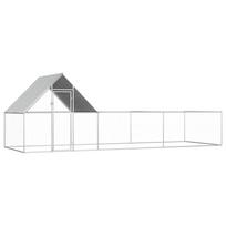 Voljeras viščiukams 6x2x2m galvanizuotas plienas