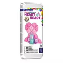 MAGNA-TILES MICROMAGS Kelioninis konstruktorius „Heart to Heart“, 26 det.