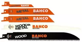 Tiesinių pjūklų geležtės Bahco Sandflex Bi-metal, 5 vnt.