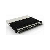 Patchbox patchbox.one Kabeleinzugssystem 8RU/STP (0,8 m) mit 24 Kassetten, Patchkabel Cat. 6a, U/FTP, PoE, Kabel Black | PONEX8STPBK | 4262427630581