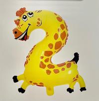 Folinis balionas skaičius du, 40 cm