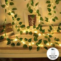 LED dirbtinių lapų girlianda, 5M / 16,4FT