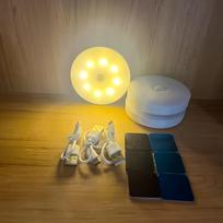 LED judesio jutiklio naktinė lempa, Šiltai balta