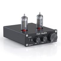 „Fosi Audio P1“ vamzdinis išankstinis stiprintuvas, mini „Hi-Fi“ stereo stiprintuvas, 6K4 vožtuvų vakuuminis išankstinis stiprintuvas su aukštų dažnių bosu
