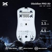 X-raypad Obsidian Pro Air Skates Universal Dots Grey, X-Raypad Obsidian Pro Air Skates Universal Dots Grey 40 vnt. (⌀6.5 x 1.1 mm) (Pilki) Pakaitiniai Mouse Feet