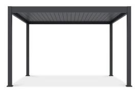 Pavėsinė Pergola DELUXE AUTOMATIC 3.6x4 su LED, Anthracite