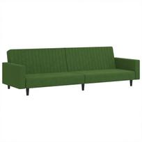 Dvivietė sofa-lova，Poilsio sofa, tamsiai žalios spalvos, aksomas CFE57210