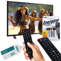 Išmaniojo (Smart TV) ir televizoriaus priedas Pakaitinis nuotolinio valdymo pultas AKB74475490, skirtas LG Smart TV + Energizer AAA baterijos 4 vnt.