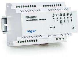 PR411DR ROGER Kontroleris prieigos DIN bėgelio dėkle su maitinimo šaltiniu 1.5A | PR411DR | 5907608962233