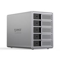 Orico 9858T3 5 Big DAS Sprendimas ProThunder Diskų Array su Thunderbolt 3 5 x 2.5"/3.5" SATA HDD/SSD - Pilka