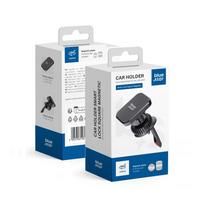 Magnetinis automobilinis telefono laikiklis Blue Star Smart Lock Kvadratinis oro ventiliacijai juodas