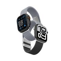 2 AmazingThing Blend juostos rinkinys Apple Watch 45/46/49mm - Pilka-Juoda/Pilka