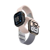 2 AmazingThing Blend juostų rinkinys Apple Watch 45/46/49mm - Rožinė-Pilka/Rožinė
