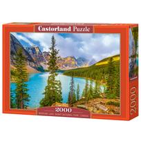 2000 detalių dėlionė Moraine ežeras, Beiko nacionalinis parkas, Kanada