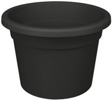 Plastikinis vazonas PREMIUM, antracito sp., 34,7 x 24,8 cm.